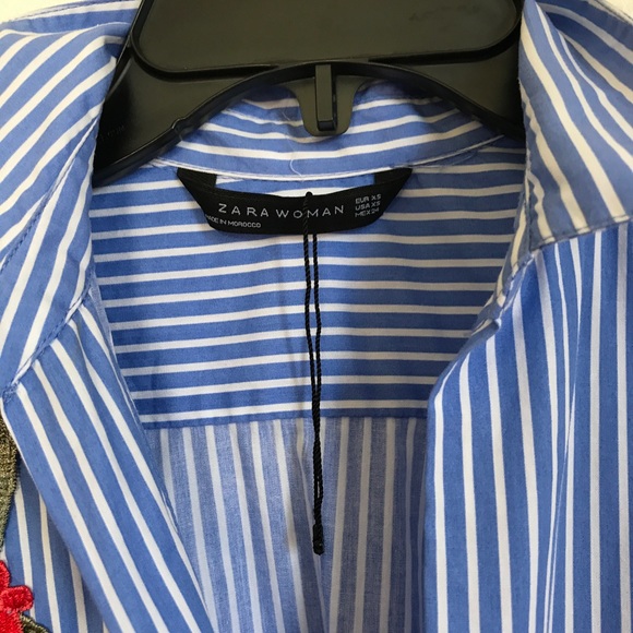 Zara Shirt Dress with Patch - Picture 3 of 8